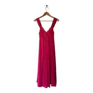 Olga Vintage 1970s Slip Dress Lace